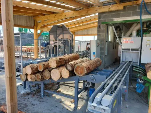 Przecinarka do kłód AMIX PTP-2500 » Katalog maszyn Drewno.pl