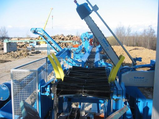 LOGSTAR combi stacja do kapowania z hydraulicznym posuwem układu tnącego PRINZ Polska